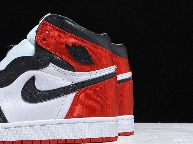 Rep Husky Retro Black 1 Satin Toe High Jordan CD0461-016 Air 0814